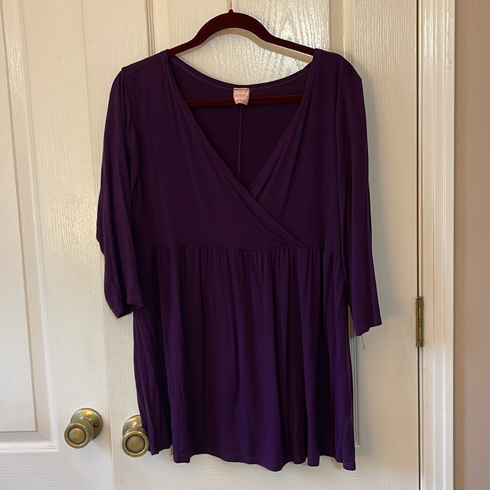 F12 Flirty Pink purple top